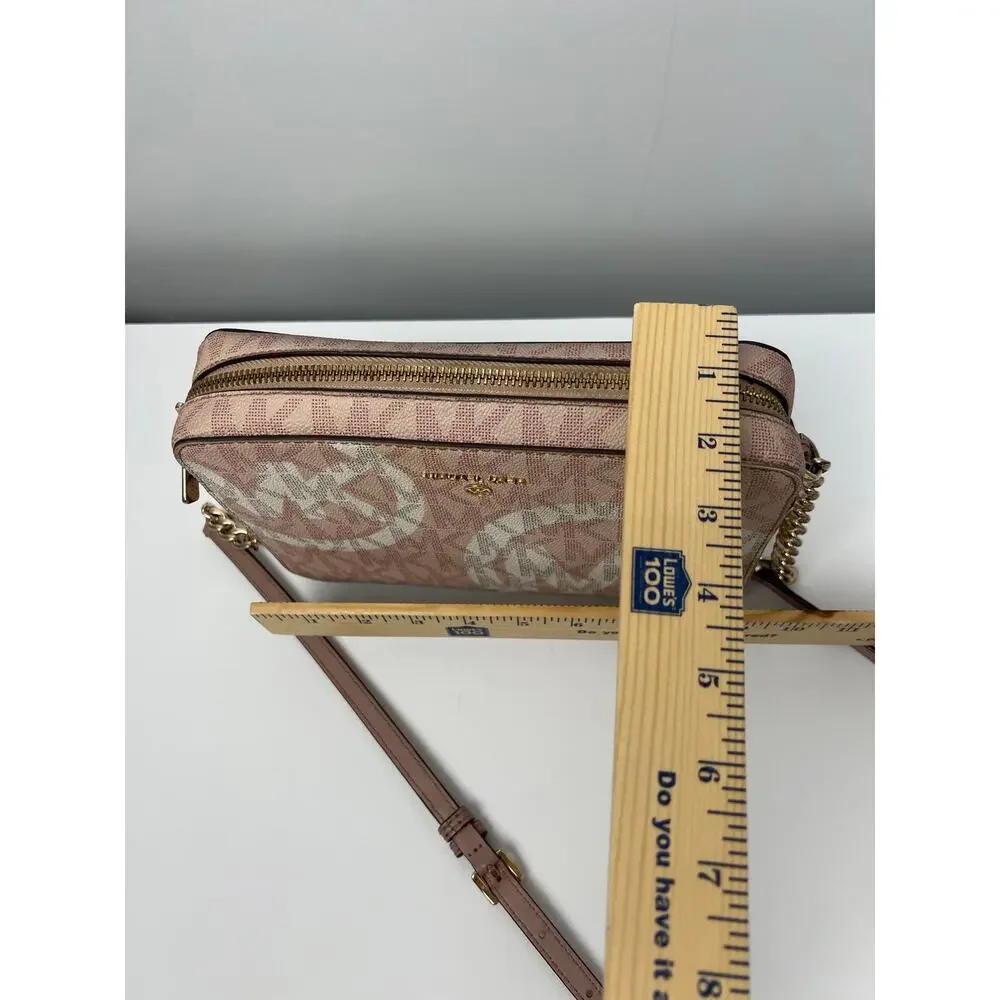 Sale !! Michael Kors Pink and Cream Crossbody Bag